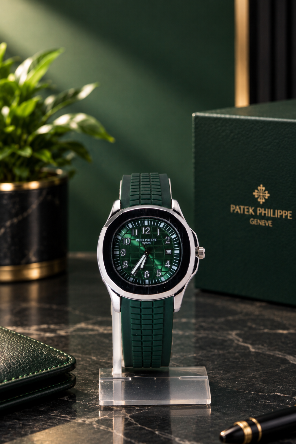 PATEK PHILIPPE integrated style men's wristwatche