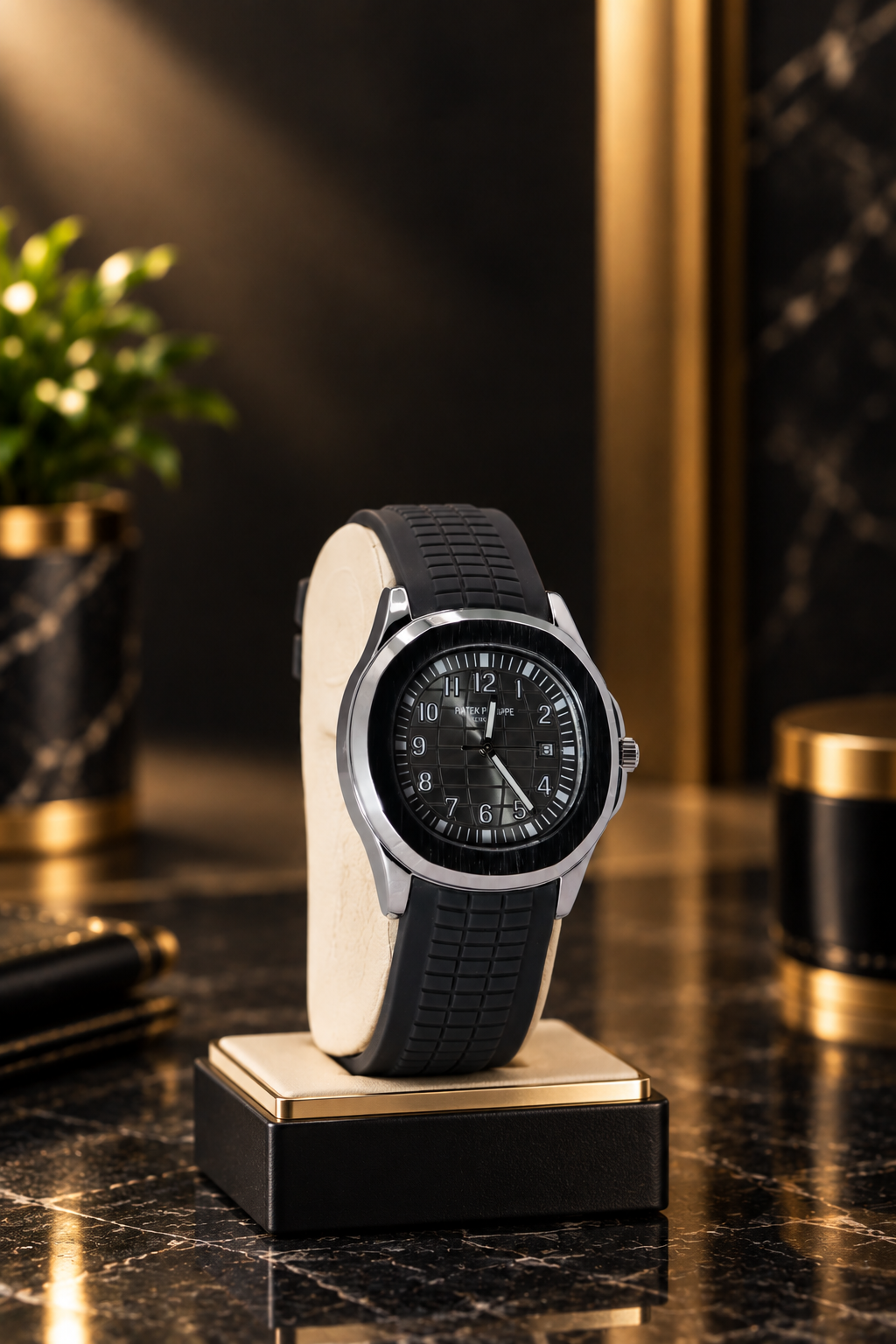 PATEK PHILIPPE integrated style men's wristwatche