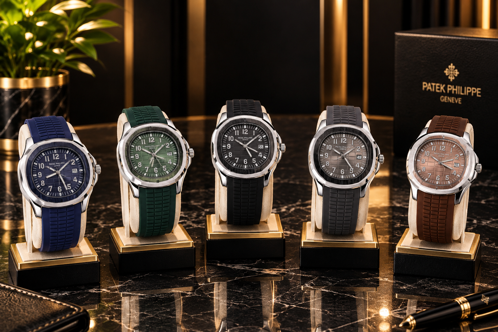 PATEK PHILIPPE integrated style men's wristwatche