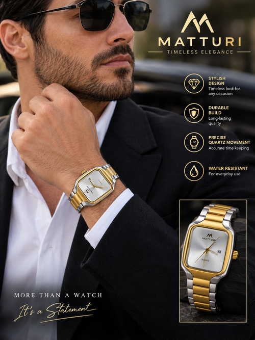 MATTURI premium men's wristwatch